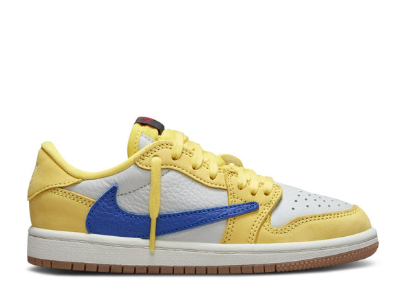 Air Jordan 1 Retro Low OG SP "Travis Scott Canary" Pre-School