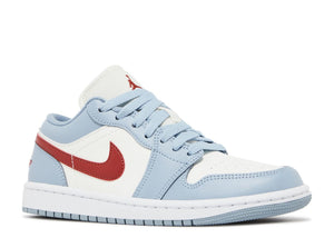 Air Jordan 1 Low "Blue Whisper Dune Red" (Women's)