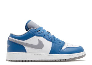 Air Jordan 1 Low "True Blue Cement" GS