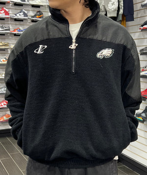 Vintage "Eagles Logo Athletic" Quarter-zip Jacket