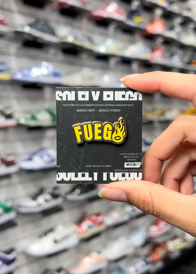 "FUEGO" Pin (Yellow)