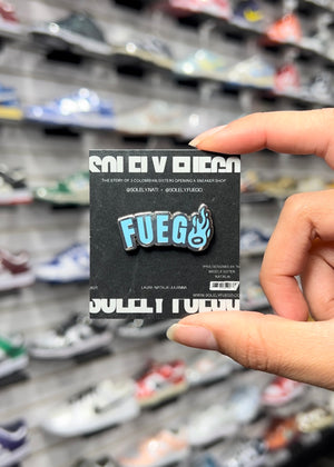 "FUEGO" Pin (Icy Blue)