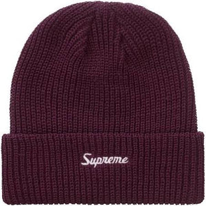 Supreme Loose Gauge Beanie "Burgundy"