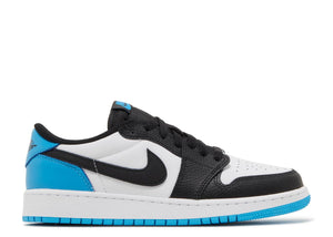 Air Jordan 1 Retro Low OG "Black Dark Powder Blue" GS