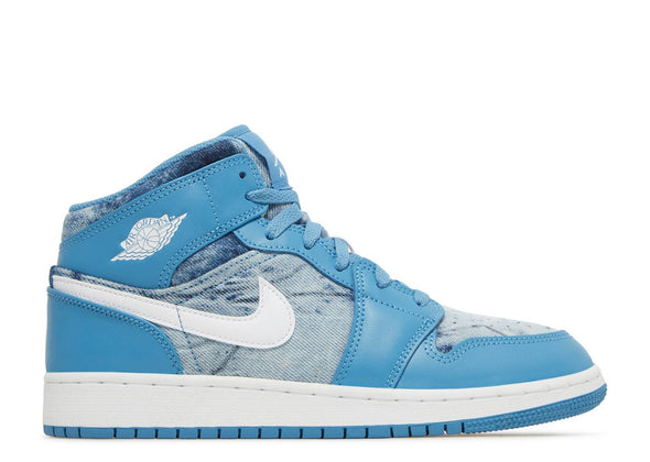 Air Jordan 1 Mid "Washed Denim" GS