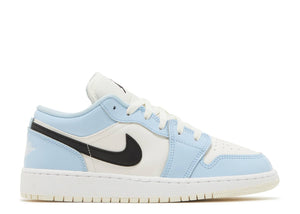 Air Jordan 1 Low "Ice Blue Black" (GS)