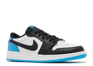 Air Jordan 1 Retro Low OG "Black Dark Powder Blue" GS