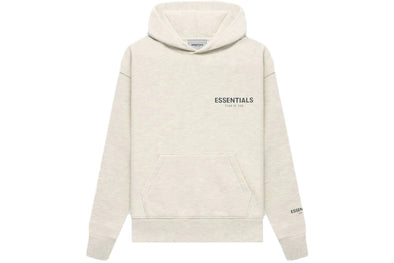 Fear of God Essentials Core Collection Kids Pullover Hoodie "Light Heather Oatmeal"