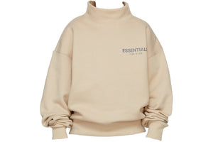 Fear of God Essentials SSENSE Exclusive Mockneck Sweatshirt "Linen"