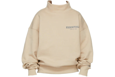 Fear of God Essentials SSENSE Exclusive Mockneck Sweatshirt "Linen"