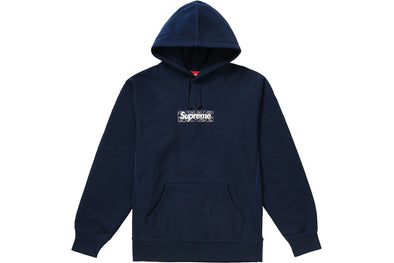 Supreme Bandana Box Logo Hooded Sweatshirt "Navy"