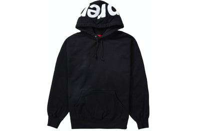 Supreme Contrast Hooded Sweatshirt "Black"