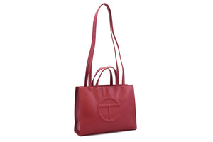 Telfar Shopping Bag "Medium Oxblood"