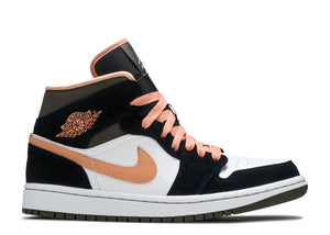 Air Jordan 1 Mid "Peach Mocha" Women