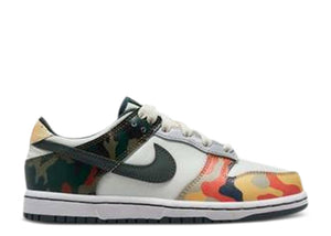 Nike Dunk Low "Sail Multi-Camo" PreSchool