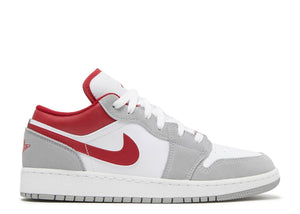 Air Jordan 1 Low SE "Smoke Grey Gym Red" GS