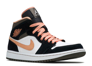 Air Jordan 1 Mid "Peach Mocha" Women