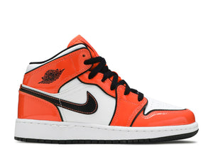 Air Jordan 1 Mid "Turf Orange" GS