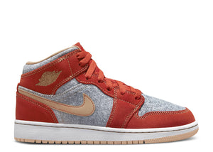 Air Jordan 1 Mid "Denim Red" GS