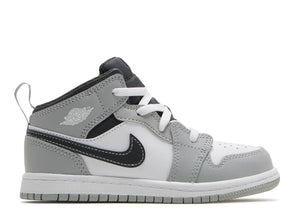 Air Jordan 1 Mid "Light Smoke Grey" Toddler 2022