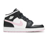 Air Jordan 1 Mid "White Black Light Arctic Pink" GS