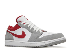 Air Jordan 1 Low "Light Smoke Grey Gym Red"