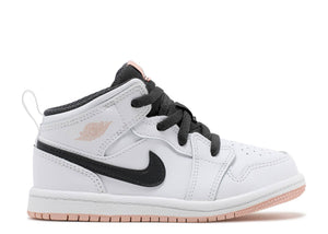 Air Jordan 1 Mid "White Arctic Orange" Toddler