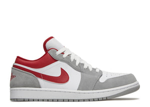 Air Jordan 1 Low "Light Smoke Grey Gym Red"