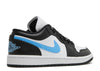 Air Jordan 1 Low "Black University Blue White" Women