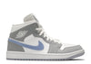 Air Jordan 1 Mid "Wolf Grey Aluminum" Women